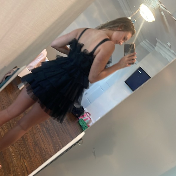 VESTIQUE BLACK TOOL DRESS - Picture 9 of 10